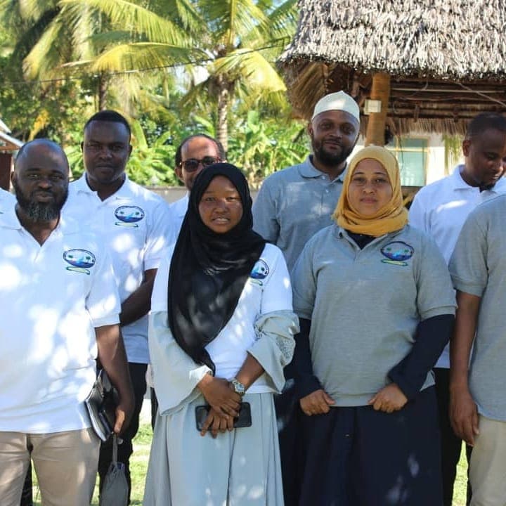 MIHLGSO members gathered together on Mafia Island