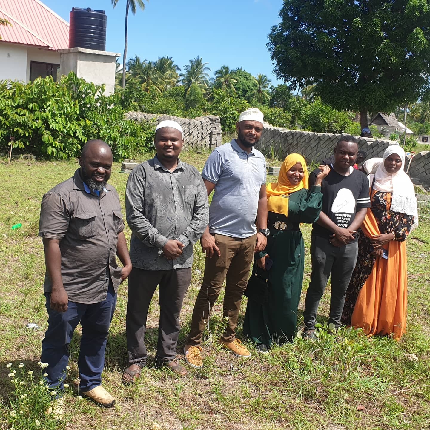 Group photo during a community outreach visit